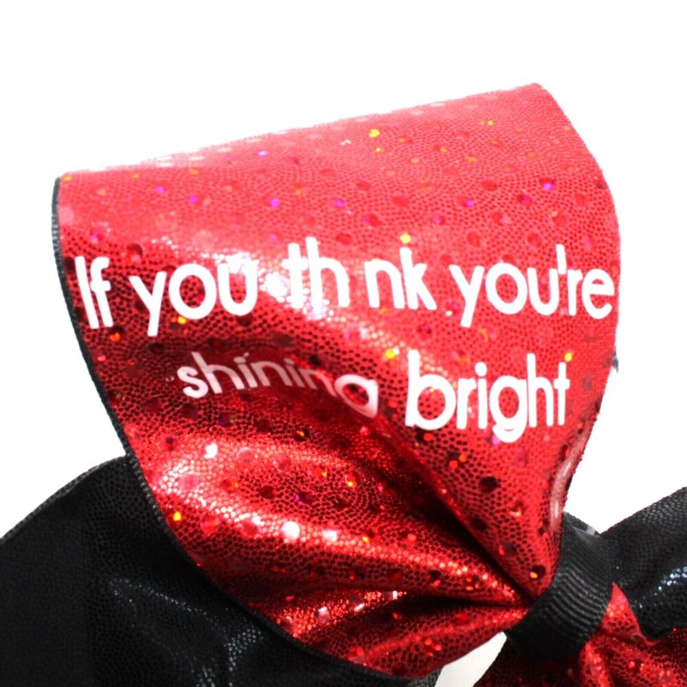 Big Stiff 6" Cheer Bows Sparkly Bejeweled Competition Cheerleader Lot Of 5 Bows - Picture 8 of 13
